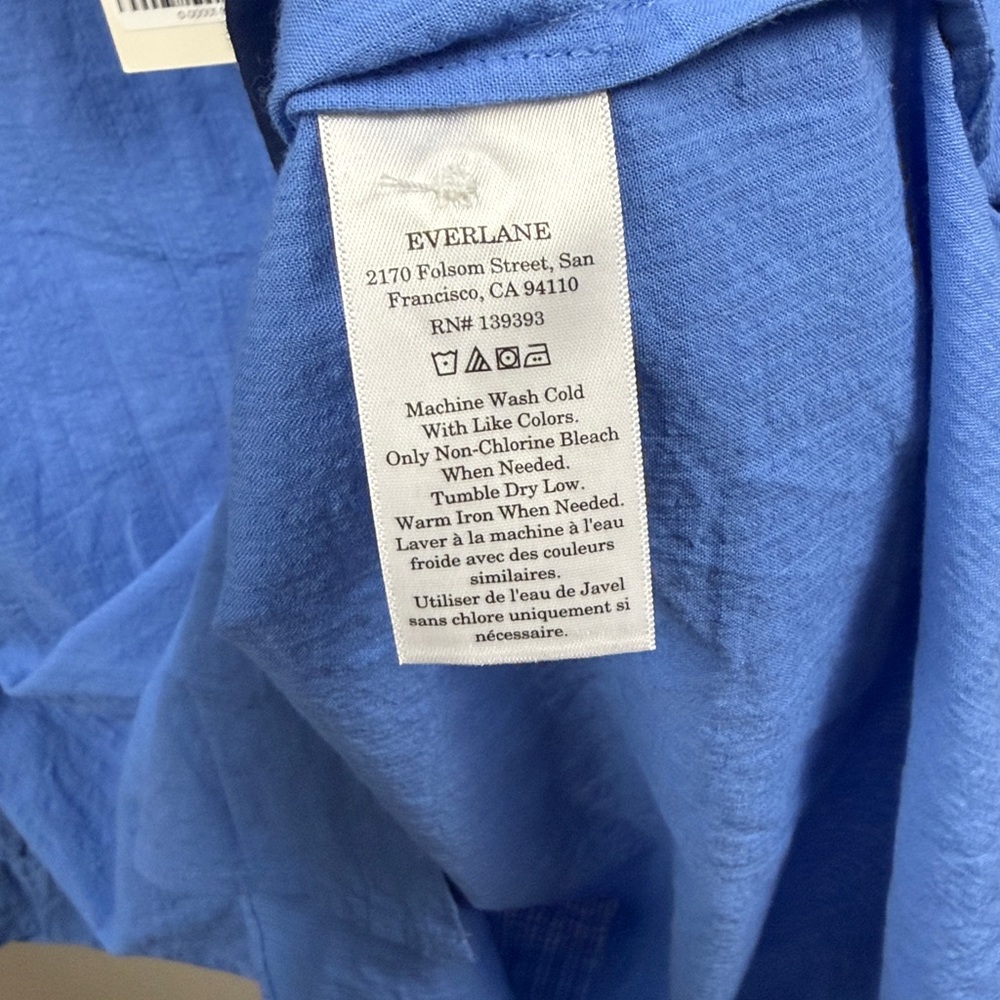 💠NWT Everlane Long Shirt Dress (XXS/XS) - Picture 4 of 6
